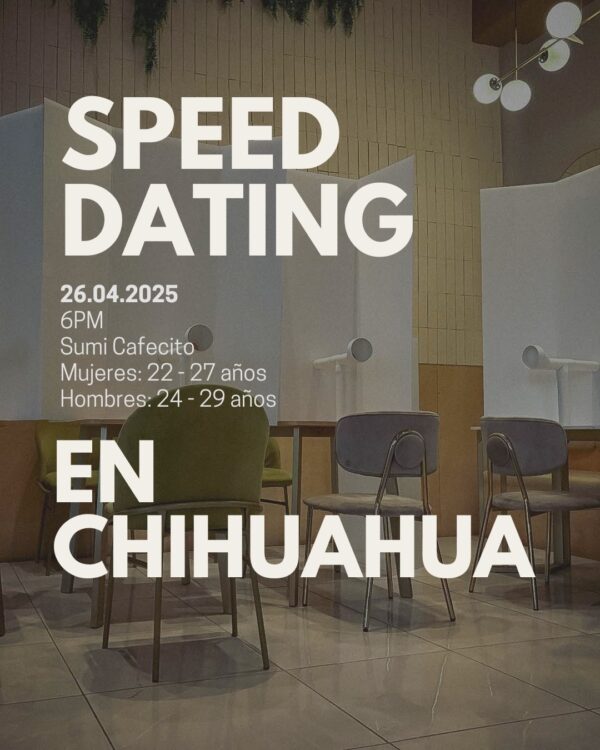 Depósito Speed Dating 26/04/25 - Hombres